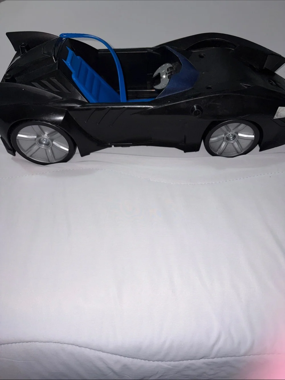 Batman Black and Blue Batmobile& FVM50 Cannon Launcher Batmobile w/BatmanFigure